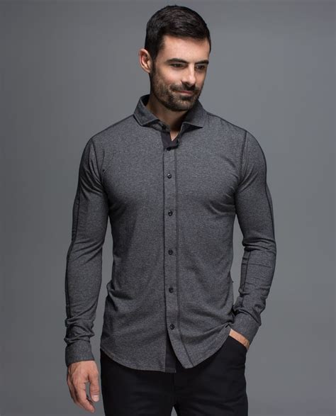 <strong>Men's</strong> Base Layer Performance Top. . Lululemon mens button down shirt